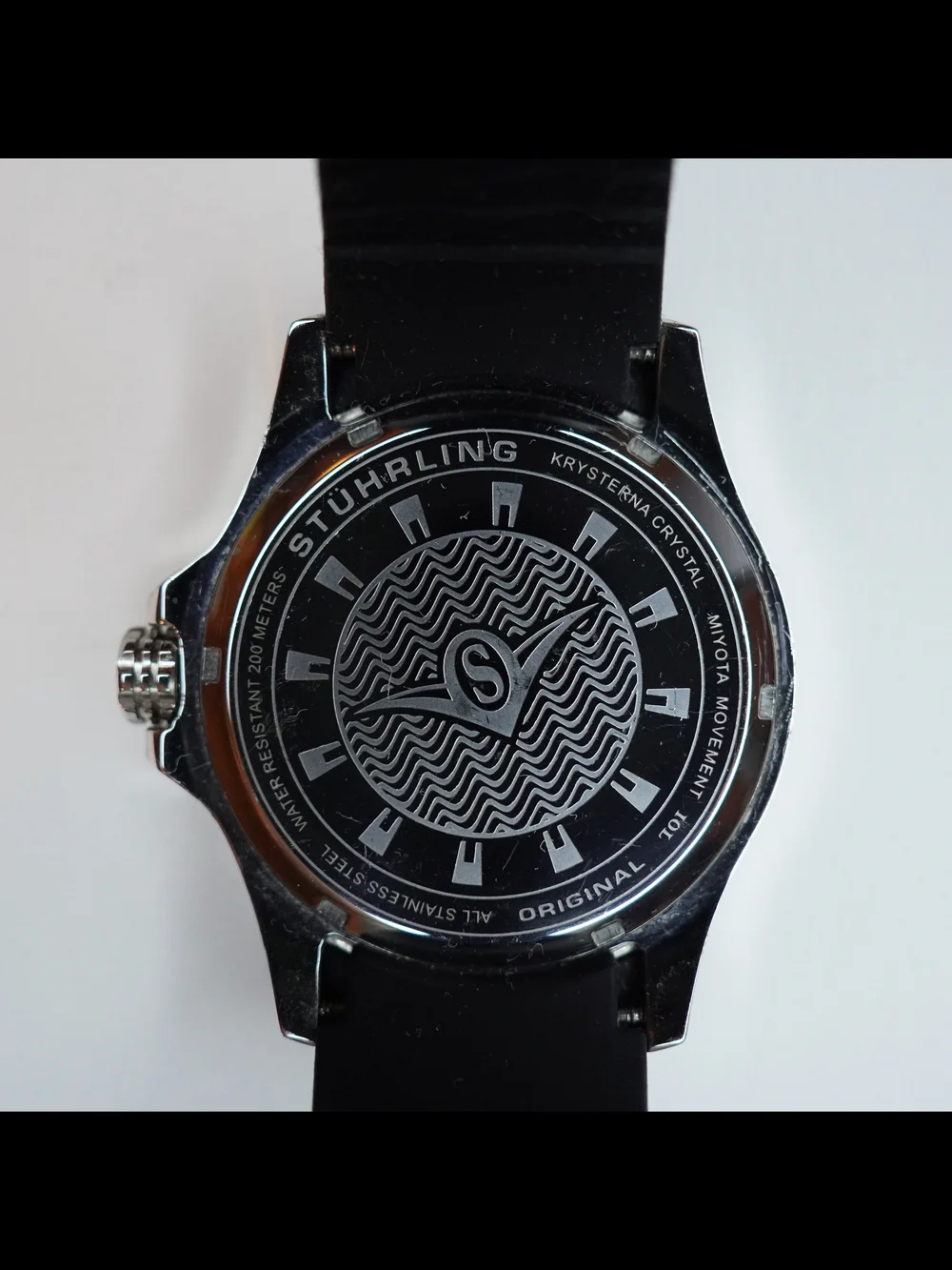Stuhrling Original Aquadiver Quartz Men's Watch - 706.04 Regatta Bracera 43mm